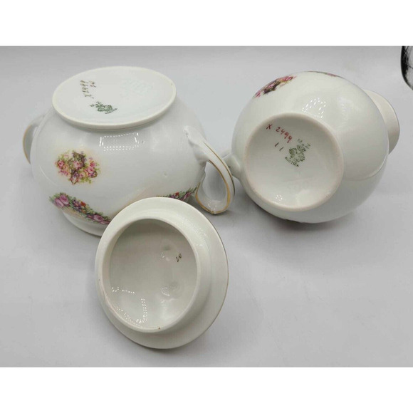 Vintage MZ Austria Sugar and Creamer - Picture 15 of 15